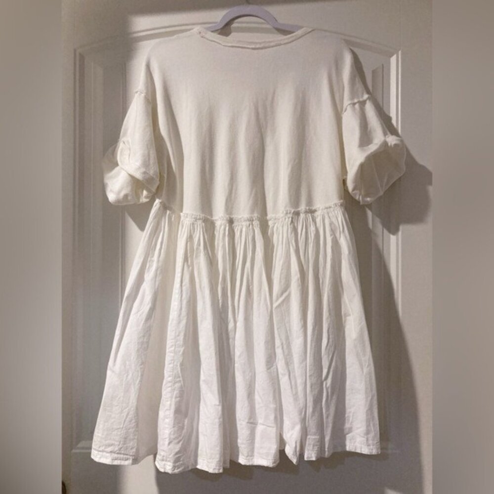 NWT Free People Catalina Boho Feminine Babydoll Oversized Western Mini Dress - Picture 10 of 10